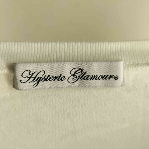 ヒステリックグラマー HYSTERIC GLAMOUR Y2K THRILLS AND DELIGHTS ヒスガール プリント S/S クロップド Tシャツ レディース FREE