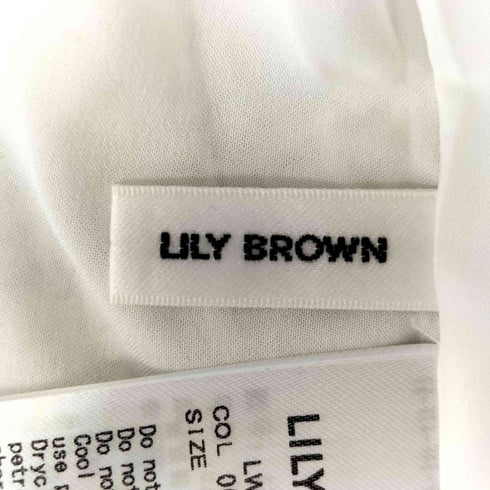 リリーブラウン Lily Brown サイドオープンツイードボリュームスカート レディース 1