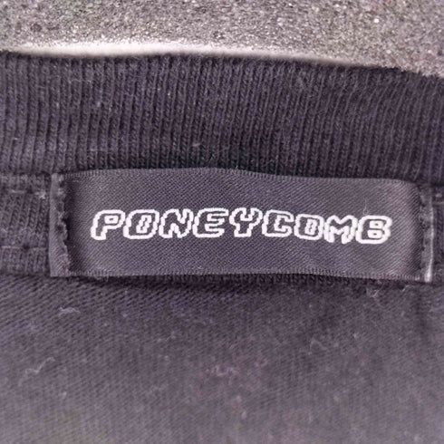 PONEYCOMB フロントプリント S/S Tシャツ メンズ