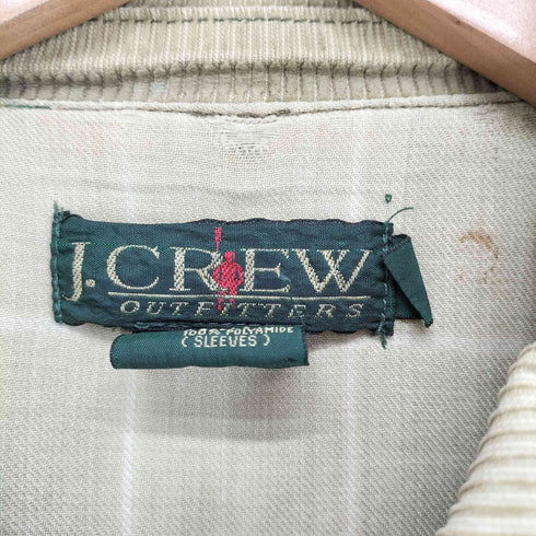 ジェイクルー J.CREW 90s 巨人タグ 裏地チェック襟袖コーデュロイジャケット メンズ JPN:L