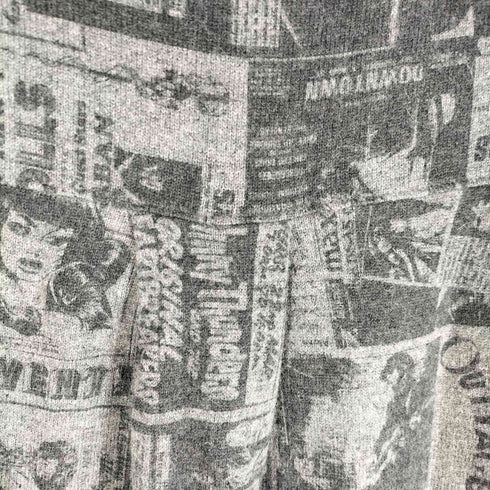 ヒステリックグラマー HYSTERIC GLAMOUR 総柄 アンゴラ混 カーディガン Y2K レディース FREE