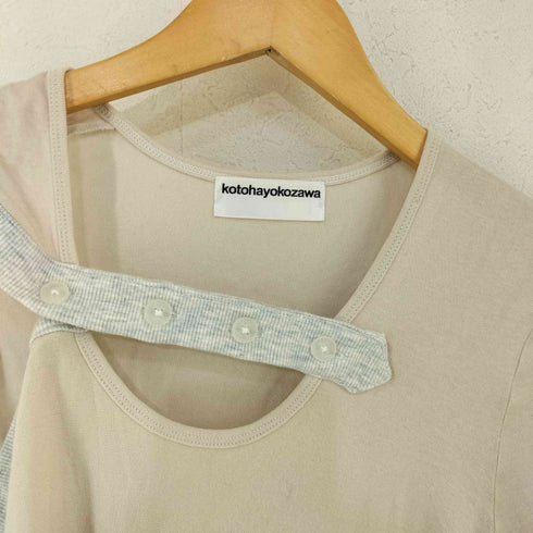 コトハヨコザワ kotohayokozawa Asymmetry T アシンメトリー レディース ONE SIZE