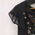 デシグアル Desigual ルレックス刺繍シフォンワンピース レディース EUR:38