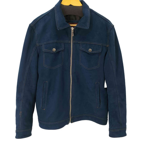 ザラマン ZARA MAN ジップアップスウェードジャケット メンズ import:L