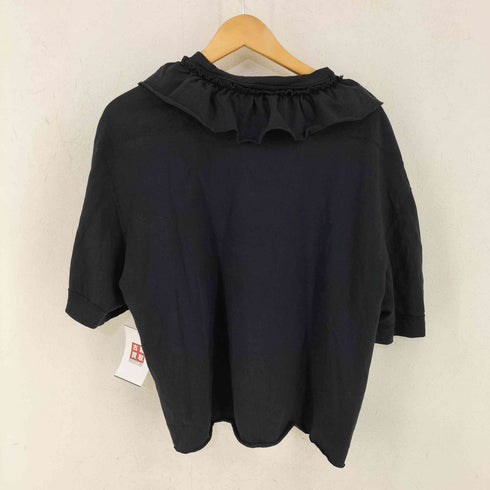 ポロラルフローレン POLO RALPH LAUREN 襟フリル ポニー刺繍 リメイク加工 リネン混カットソー レディース JPN:XL