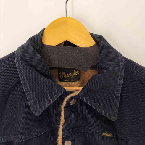 ラングラー Wrangler 70S MADE IN USA 裏ボアコーデュロイジャケット メンズ US:44