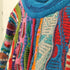 クージー COOGI 90S PURE NEW WOOL マルチカラー 総柄 3D ニット メンズ import:S