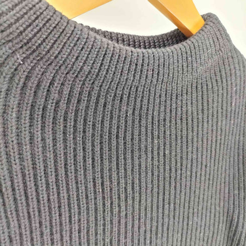 アンデルセンアンデルセン ANDERSEN-ANDERSEN 5GG THE NAVY CREW NECK LIGHT 畦編み クルーネック ニット サムホール メンズ import:XS