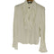 ザラ ZARA Long Sleeve Ruffle Blouse ワッフル フリル ブラウス レディース import:L