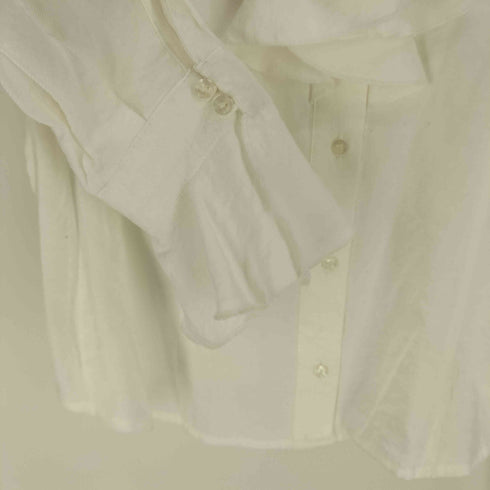 ザラ ZARA Long Sleeve Ruffle Blouse ワッフル フリル ブラウス レディース import:L