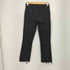マザー mother INSIDER CROP STEP FRAY ブラックデニムパンツ レディース 27