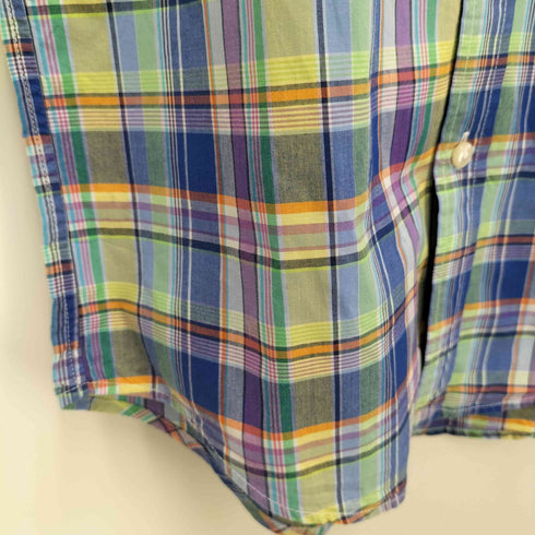 ラルフローレン RALPH LAUREN 半袖ボタンダウンS/Sシャツ レディース M