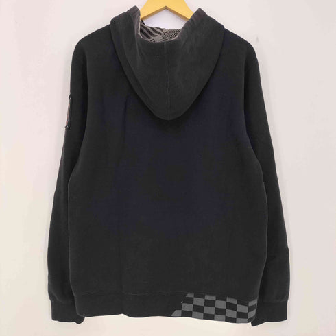 クイックシルバー Quiksilver Y2K パッチ ジップパーカー メンズ import:L