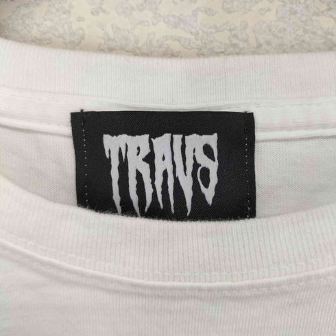 トラビス TRAVS フロントプリントクルーネックTシャツ メンズ JPN:L