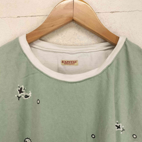 キャピタル KAPITAL Jersey Crew Tee メンズ JPN:4