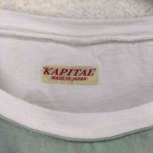 キャピタル KAPITAL Jersey Crew Tee メンズ JPN:4