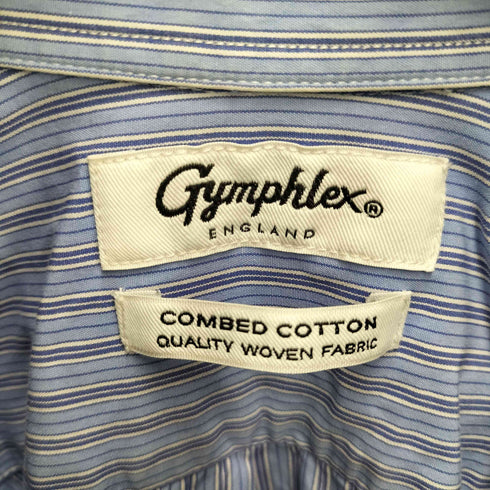 ジムフレックス GYMPHLEX オーバーサイズストライプ柄シャツ メンズ 14