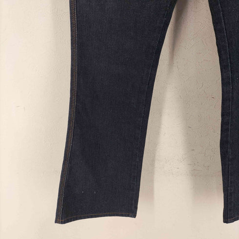 アルマーニコレツィオーニ ARMANI COLLEZIONI MADE IN ITALY ブーツカット インディゴデニムパンツ ラメ Y2K レディース 40