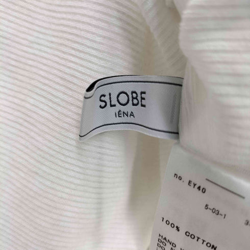 スローブイエナ SLOBE IENA テレコリブタートルカットソー レディース