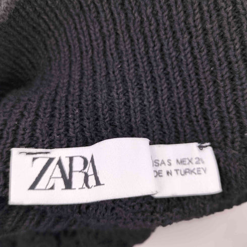ザラ ZARA フリルデザイン ノースリーブ サマーニット レディース import:S