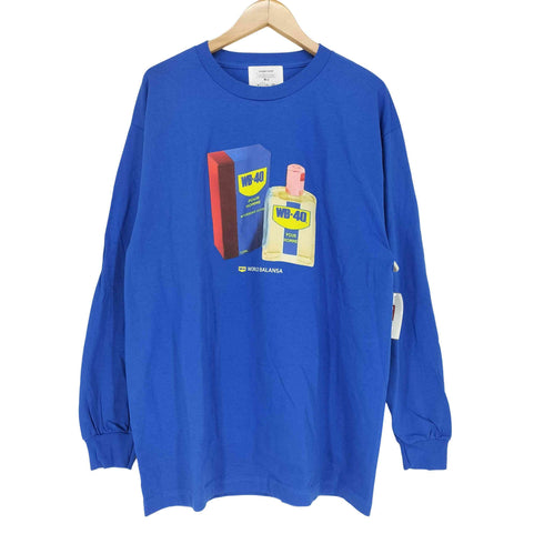 サウンドショップバランサ SOUND SHOP BALANSA フロントプリントクルーネック LS Tシャツ メンズ JPN:L