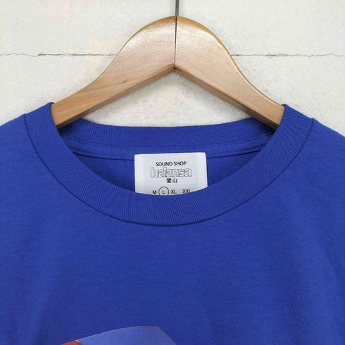 サウンドショップバランサ SOUND SHOP BALANSA フロントプリントクルーネック LS Tシャツ メンズ JPN:L