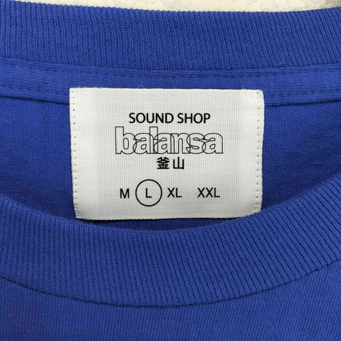 サウンドショップバランサ SOUND SHOP BALANSA フロントプリントクルーネック LS Tシャツ メンズ JPN:L