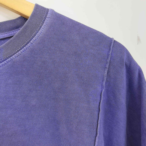オーワイ OY PIGMENT PINTUCK LOGO T-PURPLE メンズ JPN:2