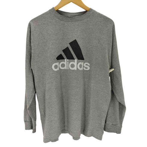 アディダス adidas 00s パフォーマンスロゴ プリント 長袖カットソー メンズ JPN:M