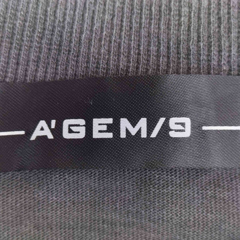 エージェムナイン AGEM/9 ヴィンテージ加工ロングスリーブカットソー レディース FREE