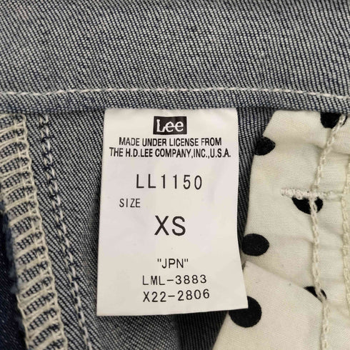 リー Lee HERITAGE LITE スキニー オーバーオール レディース XS