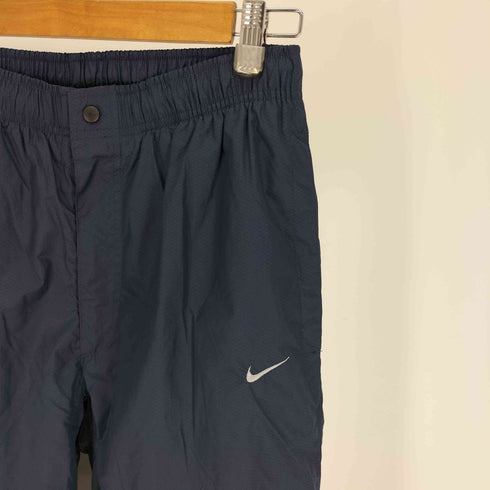 ナイキ NIKE 00S グレータグ CLIMA FIT スウッシュ ロゴ 刺繍 裏地メッシュ 裾ドローコード ポリ パンツ 2002年製 メンズ JPN:L