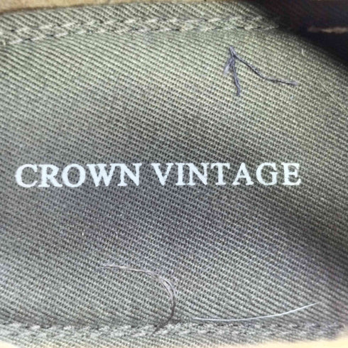 Crown Vintage レザー チャッカ ブーツ メンズ 12