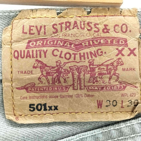 リーバイス Levis 273刻印 501XX ボタンフライデニムパンツ メンズ W30