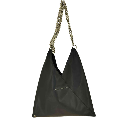 エムエムシックスメゾンマルジェラ MM6 Maison Margiela 19AW ジャパニーズ トライアングル チェーンショルダーバッグ レディース