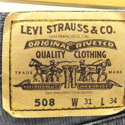 リーバイス Levis コーデュロイパンツ 508 メンズ W31
