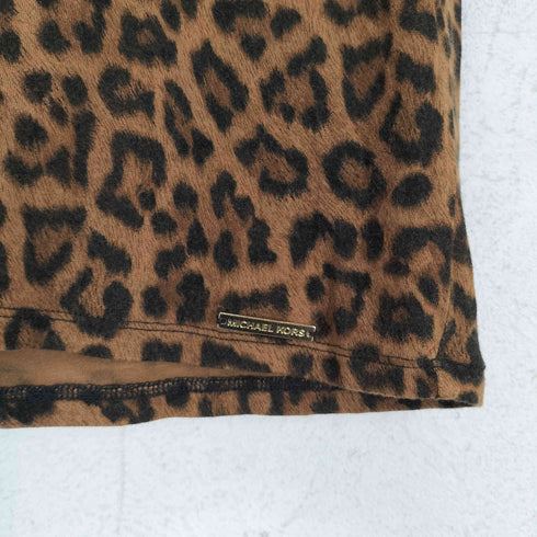 マイケルコース Michael Kors レオパード柄半袖タートルネック レディース JPN:M
