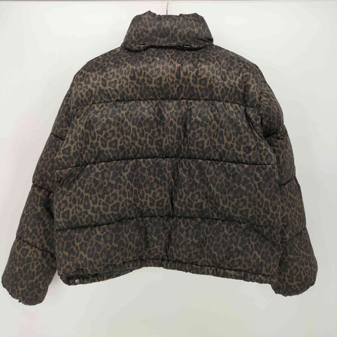 アメリカンイーグル AMERICAN EAGLE レオパード柄 中綿 ジャケット レディース import:S