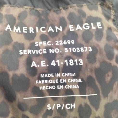 アメリカンイーグル AMERICAN EAGLE レオパード柄 中綿 ジャケット レディース import:S