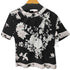 レオナールスポーツ LEONARD SPORT フラワー柄プリント クルーネックTシャツ レディース import:S