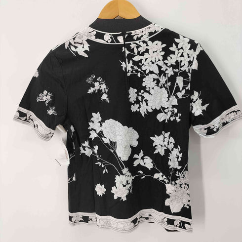 レオナールスポーツ LEONARD SPORT フラワー柄プリント クルーネックTシャツ レディース import:S