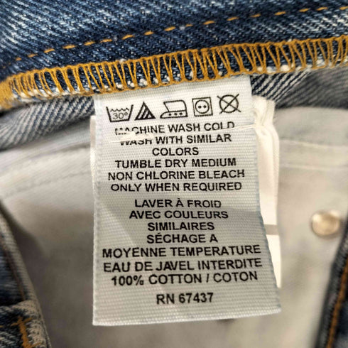 ポロジーンズカンパニーラルフローレン POLO JEANS COMPANY RALPH LAUREN メキシコ製 CLASSIC クラシック 星条旗 ロゴ 革パッチ ジップフライ デニム パンツ レディース 28