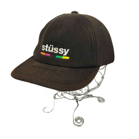ステューシー Stussy ロゴ刺繍 6パネルキャップ メンズ OSFA