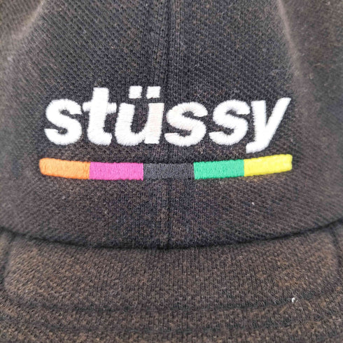 ステューシー Stussy ロゴ刺繍 6パネルキャップ メンズ OSFA