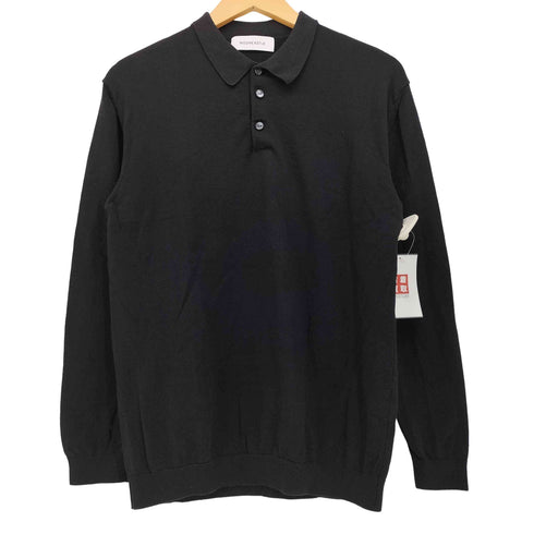 MOONCASTLE ICE COTTON L/S POLO コットン ニット L/S ポロシャツ メンズ import:L