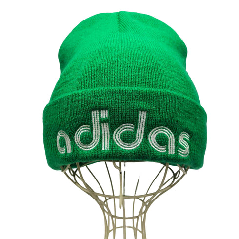 アディダス adidas ロゴ 刺繍 アクリル ニット キャップ ビーニー メンズ FREE