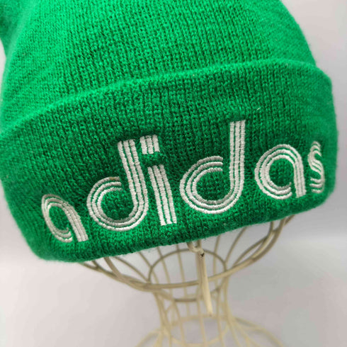 アディダス adidas ロゴ 刺繍 アクリル ニット キャップ ビーニー メンズ FREE