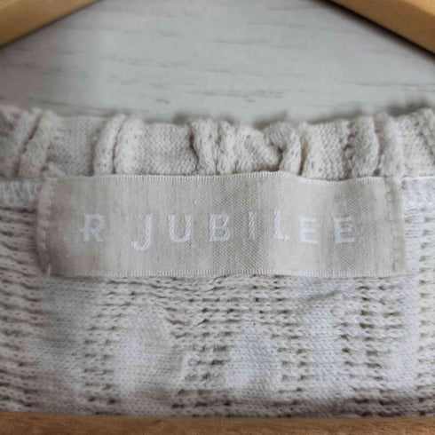 アールジュビリー R JUBILEE Cable p/o ケーブル プルオーバー コットンニット レディース FREE