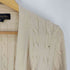 ブルックスブラザーズ BROOKS BROTHERS ウール ベルテッド ケーブルニット カーディガン レディース import:M