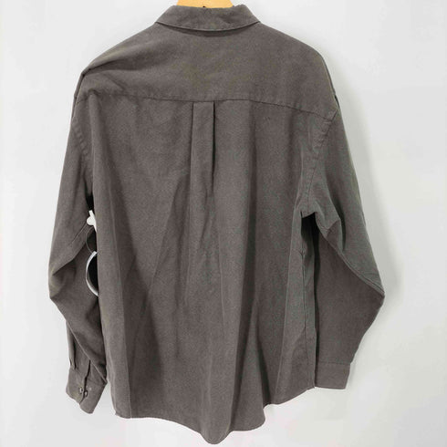 ヴァンヒューゼン VAN HEUSEN MICRO SUEDE L/S レギュラーカラーシャツ メンズ import:L